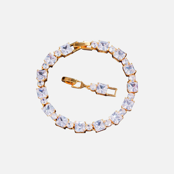 Cube Bracelet | Gold