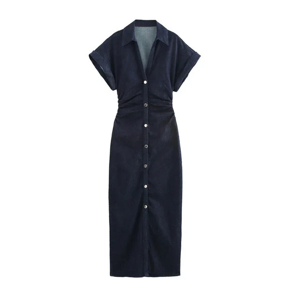 AVERIA SUMMERDRESS - DENIM
